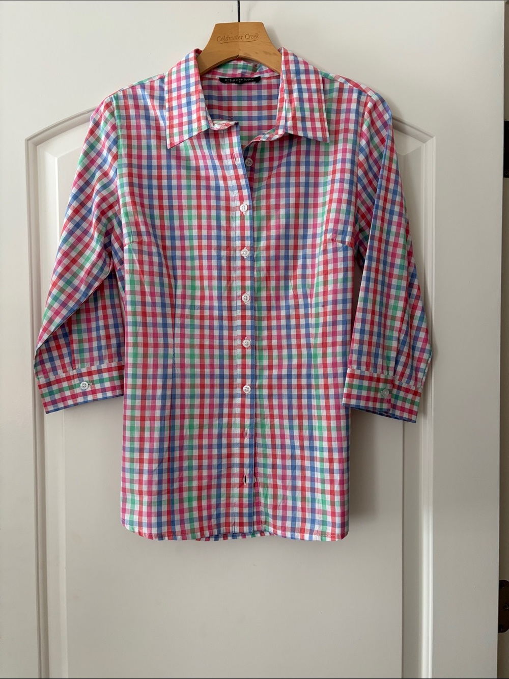 Multicolor Plaid Button-Up Shirt